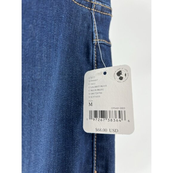 Free People We The Free In My Feelings Crop  Boot Jeans Navy Pull-On Pant-M - Picture 5 of 9